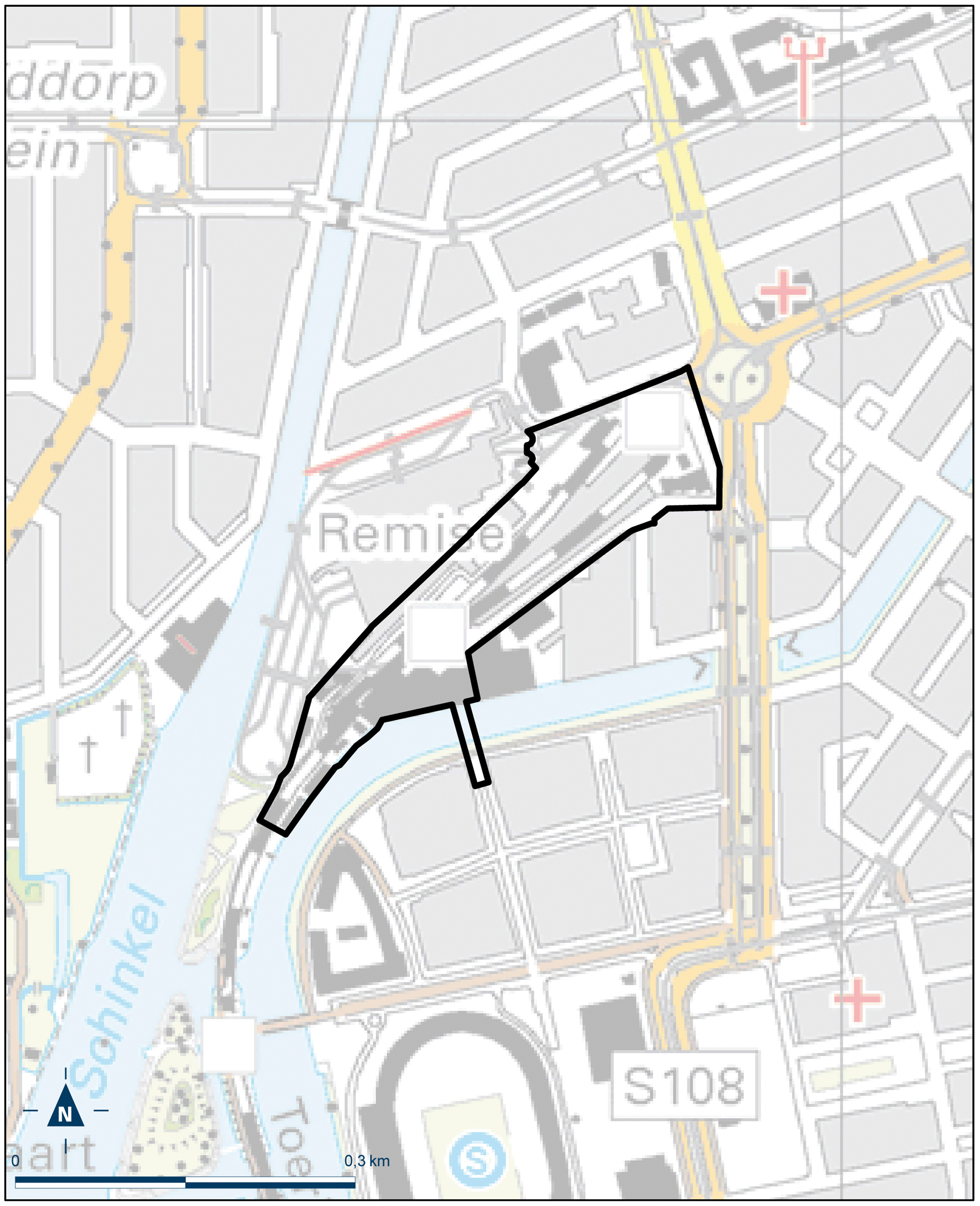 Kaart Amsterdam Havenstraatterrein
