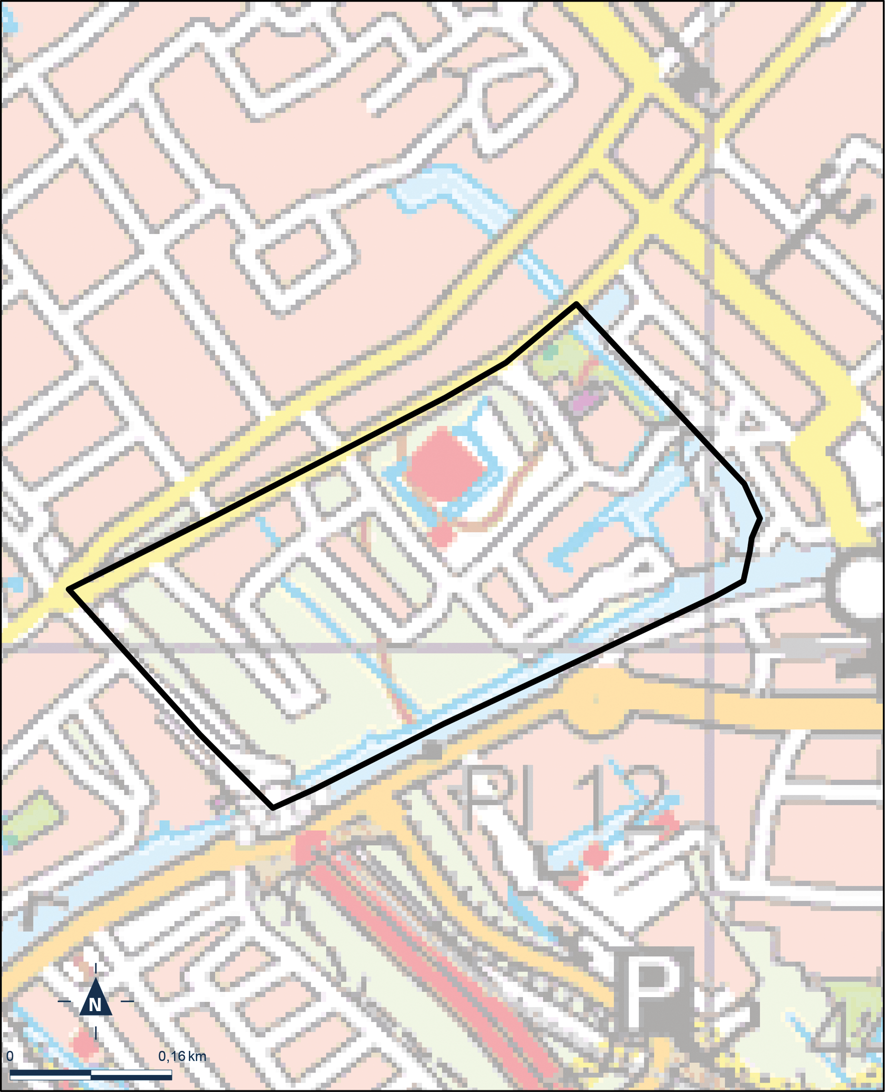 Kaart Leidschendam-Voorburg, Klein Plaspoelpolder